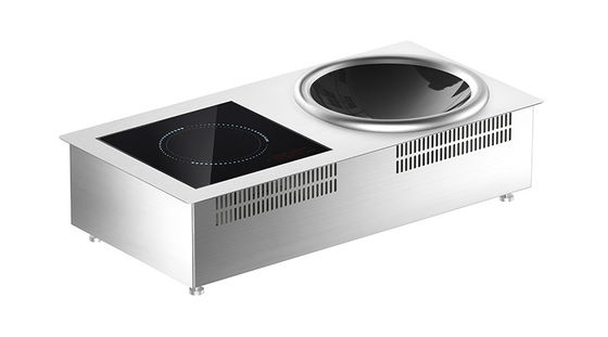جودة  Built-in Induction Combination Cooktop  with Flat and Concave Surfaces مصنع